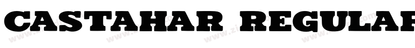 Castahar Regular字体转换